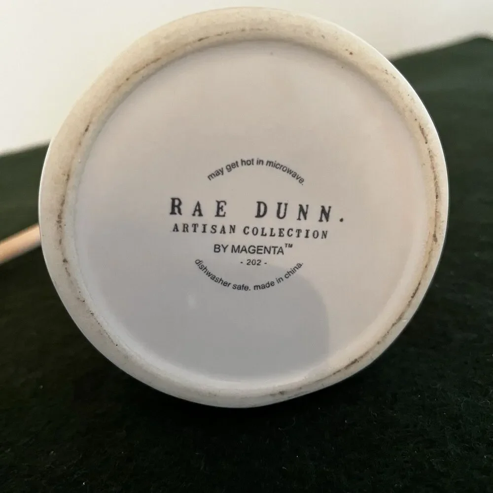 Bumble Bee Rae Dunn By Magenta Bee Ceramic Honey Pot With Wooden Dipper
